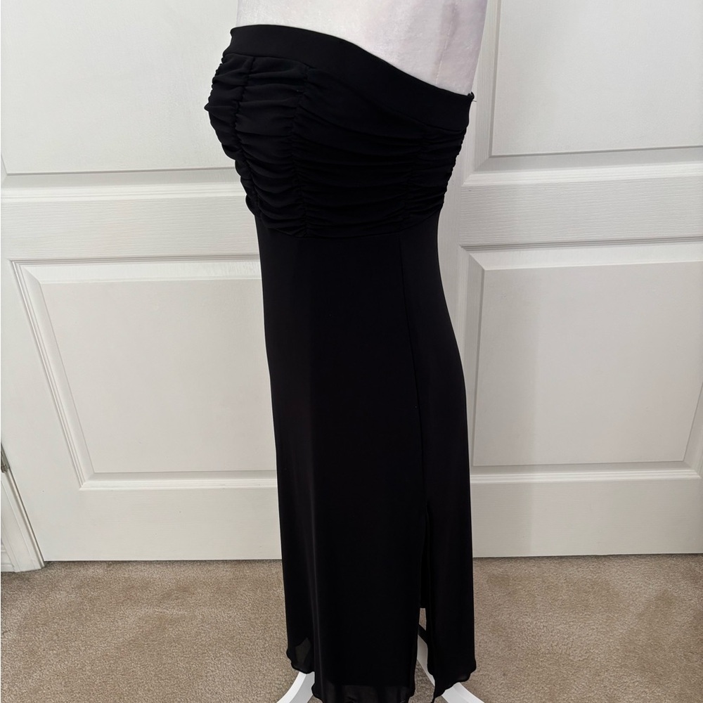 Kirious LA Black Strapless Slip Dress | Like New | Size M | Sleek & Sexy - Picture 4 of 10